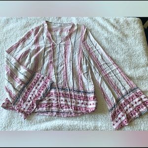 Long Sleeve Patterned top